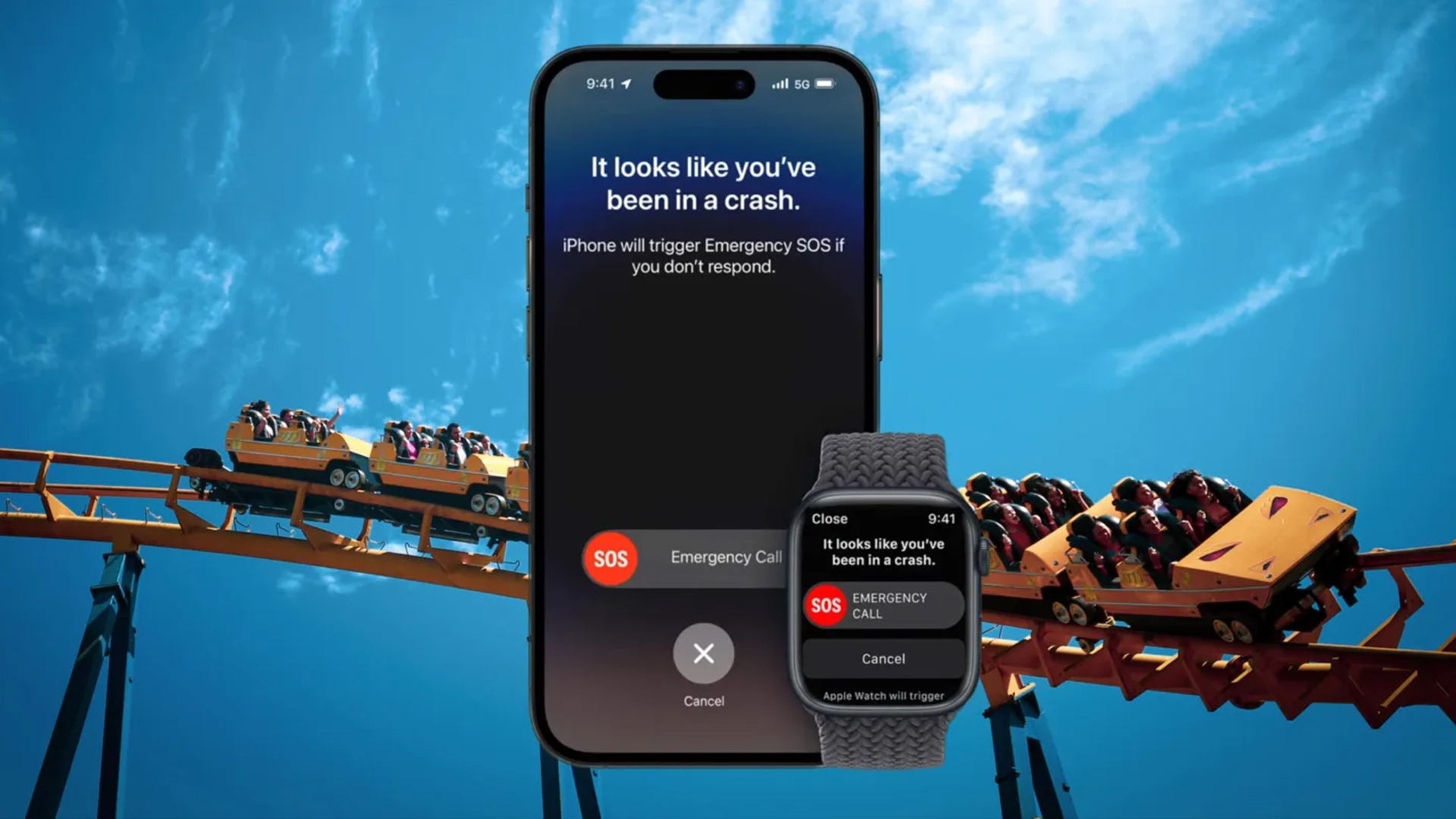 iPhone 14: Τα τρενάκια του λούνα παρκ ενεργοποιούν την ανίχνευση σύγκρουσης (Ηχητικό)