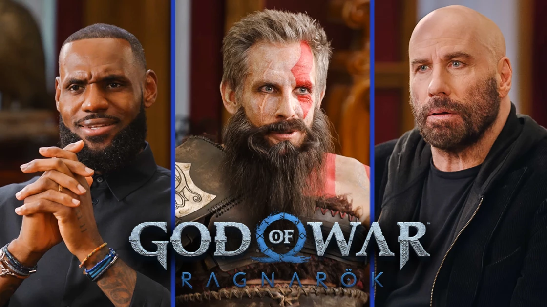 God of War Ragnarok: John Travolta, Ben Stiller e LeBron James